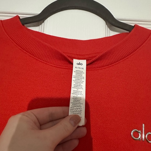 Alo Accolade Crew Neck Pullover Sweatshirt - Picture 3 of 4